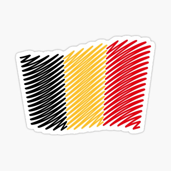 Item preview, Drapeau De La Belgique / Tricolore (Scribble) designed and sold by Roderix.