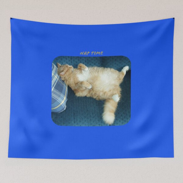 Item preview, Nap Time - Yellow Tabby Cat At Rest designed and sold by TechLaughs.