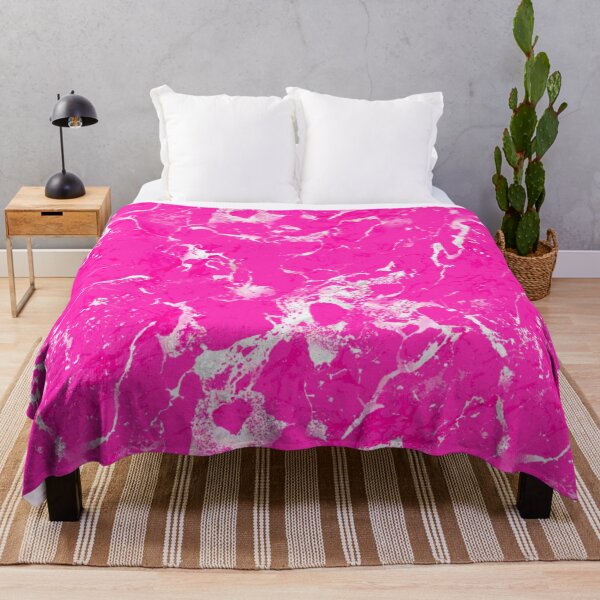 Cerise Pink Throw Blankets for Sale Redbubble