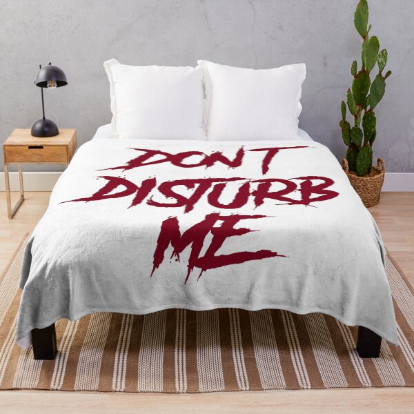 Item preview, Don't Disturb Me Art designed and sold by PrintDesign-Hub.