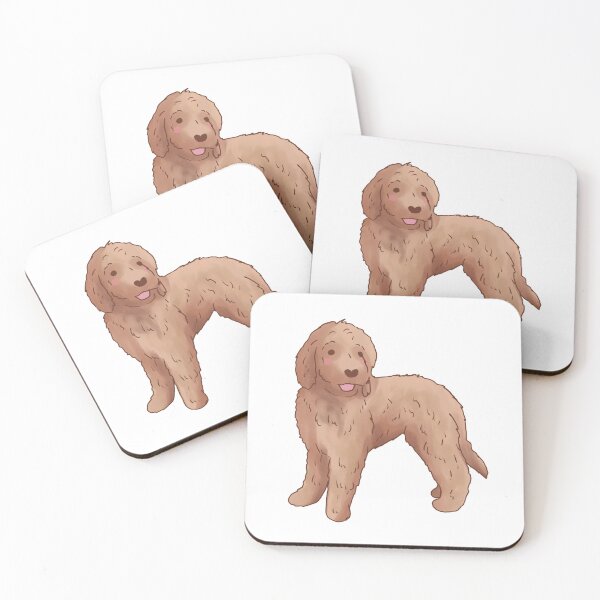 Item preview, Golden Doodle illustration designed and sold by Mayarart.