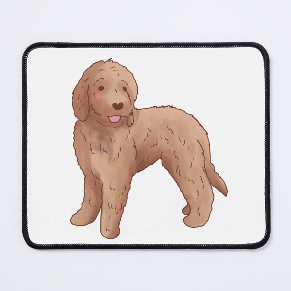Item preview, Golden Doodle illustration designed and sold by Mayarart.