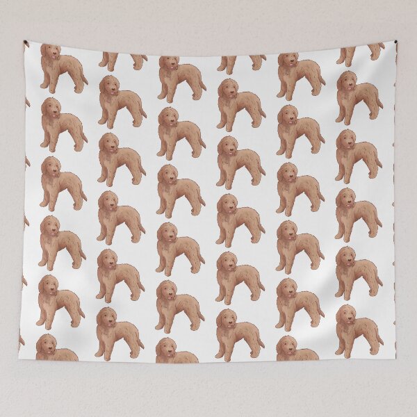 Item preview, Golden Doodle illustration designed and sold by Mayarart.