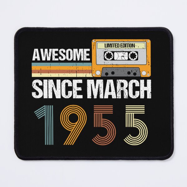 Item preview, Awesome Since March 1955 | 68th Birthday Gifts | 68 Years Old Gifts designed and sold by AMINE  ★★★★★.