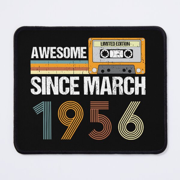 Item preview, Awesome Since March 1956 | 67th Birthday Gifts | 67 Years Old Gifts designed and sold by AMINE  ★★★★★.