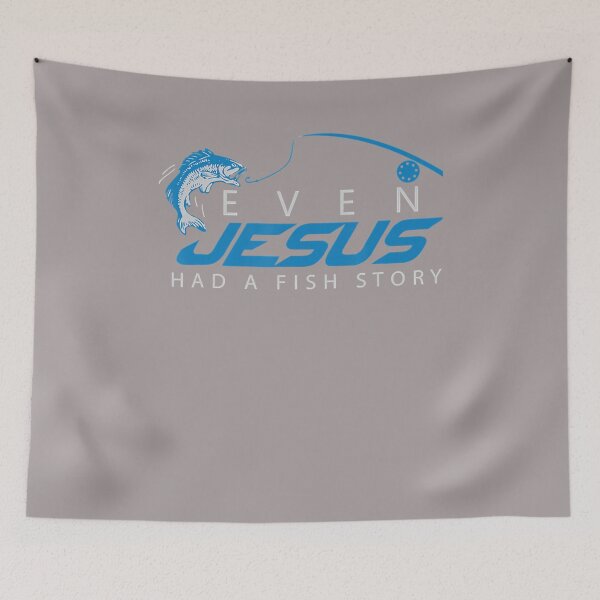 Item preview, Even Jesus Had A Fish Story Funny Fishing   designed and sold by Barrylarson.
