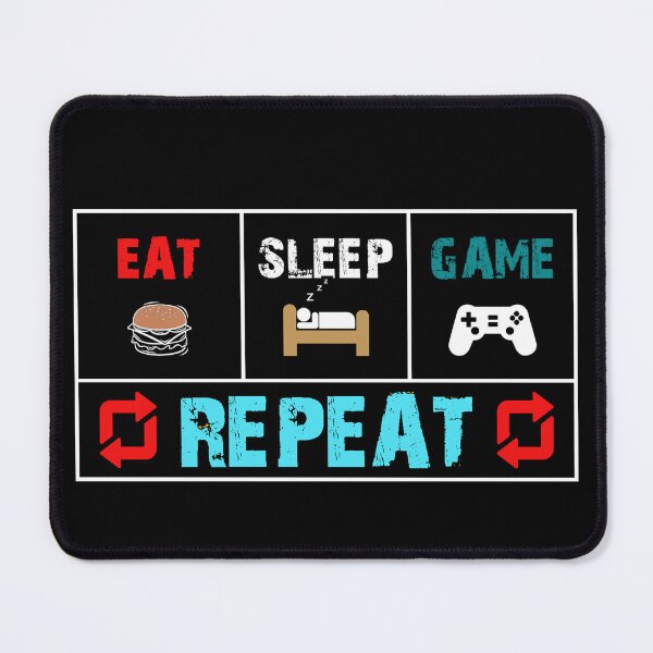 Item preview, Funny Eat Sleep Game Repeat TShirt for Video Games Lovers designed and sold by Easton designer.