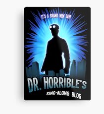 Dr. Horribles sing-along blog Metal Print