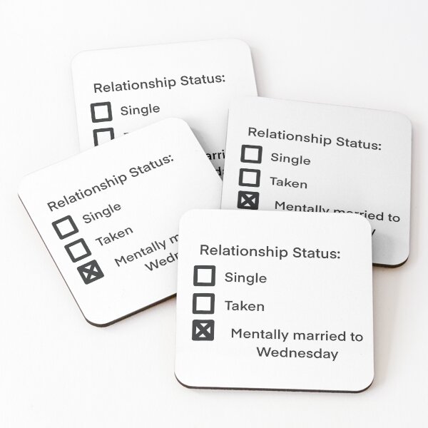 Item preview, Mentally Married: Wednesday  designed and sold by MaryAreWe.