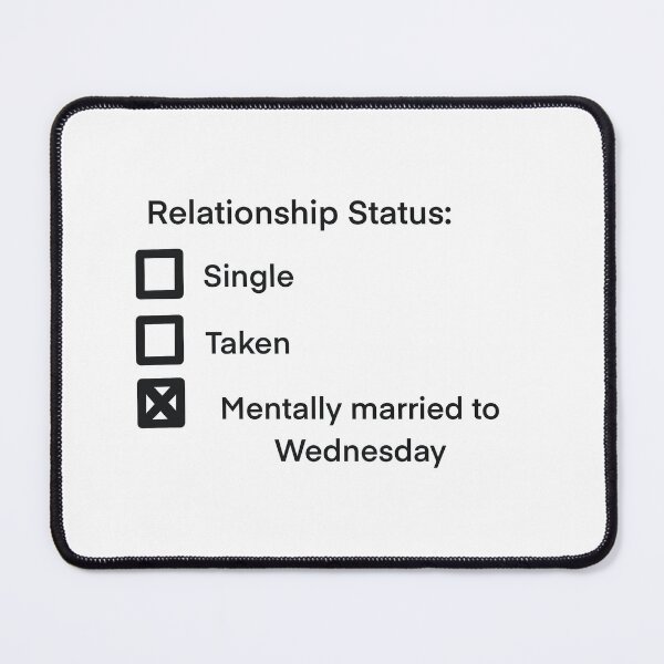 Item preview, Mentally Married: Wednesday  designed and sold by MaryAreWe.