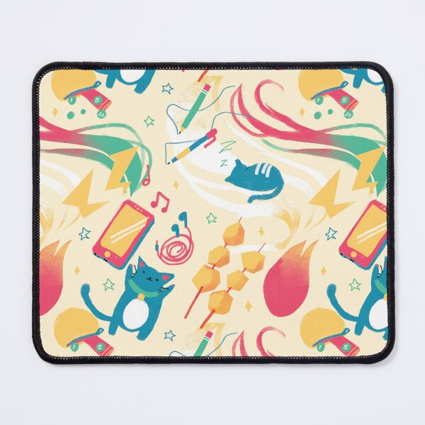 Item preview, cute vibrant doodle pattern designed and sold by ado-mi.