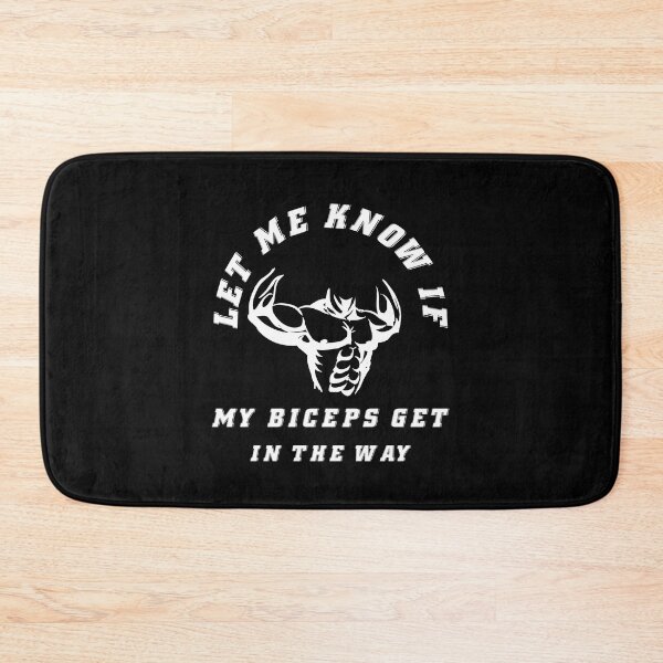 Item preview,  Let Me Know If My Biceps Get In Your Way - Bodybuilder - Funny Gym Quote designed and sold by ImagesDesigns.