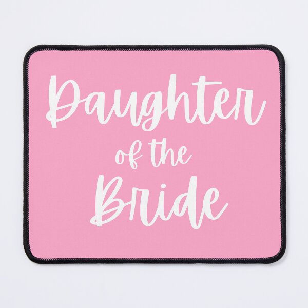 Item preview, Daughter Of The Bride White Script designed and sold by joysandone.