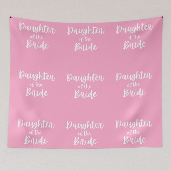 Item preview, Daughter Of The Bride White Script designed and sold by joysandone.