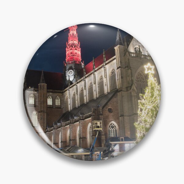Item preview, Haarlem Night - Christmas at the St Bavo Church designed and sold by RichardGibb.