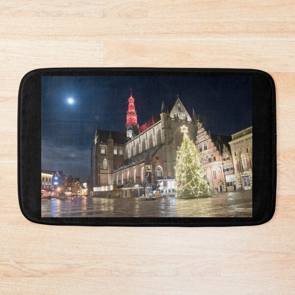 Item preview, Haarlem Night - Christmas at the St Bavo Church designed and sold by RichardGibb.