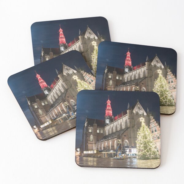 Item preview, Haarlem Night - Christmas at the St Bavo Church designed and sold by RichardGibb.