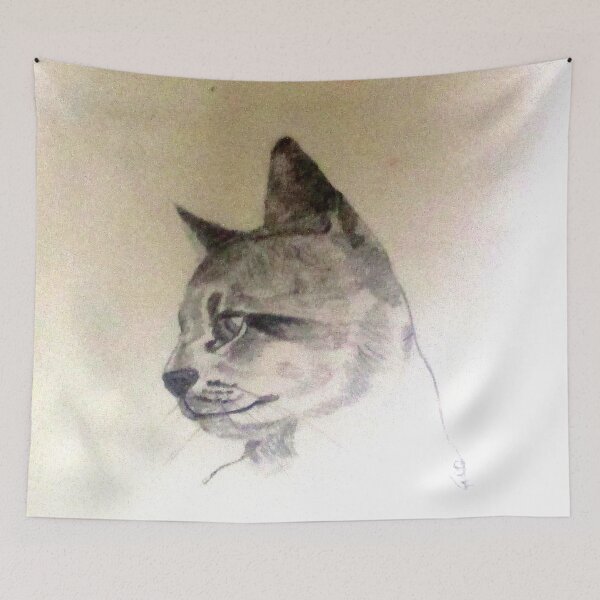 Item preview, Pet Cat In Pencil designed and sold by Clyde J. Kell.
