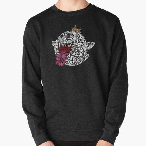 King Ghost Collage (Black Background) Pullover Sweatshirt