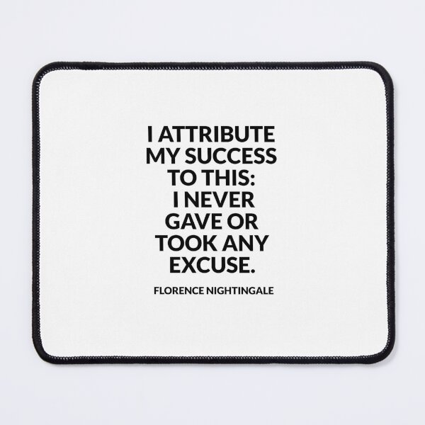 Item preview, Inspirational Florence Nightingale Quotes - I ATTRIBUTE MY SUCCESS TO THIS designed and sold by Inspirationmotivation.