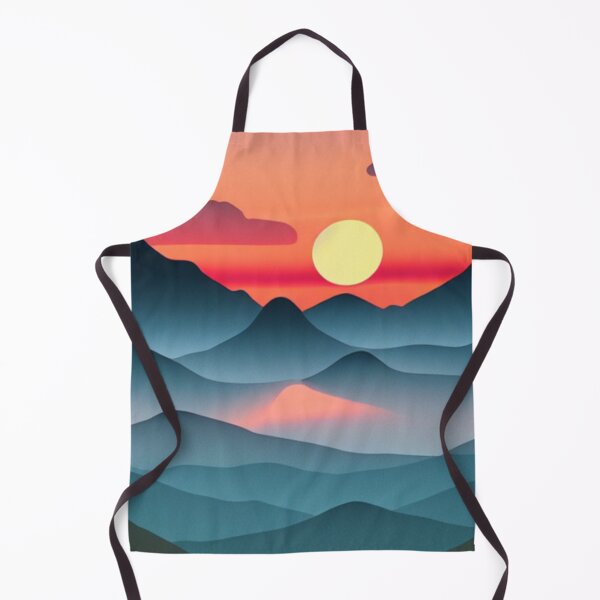 Item preview, Mountain beautiful sunset art 2023 (v2) designed and sold by cardia1991.