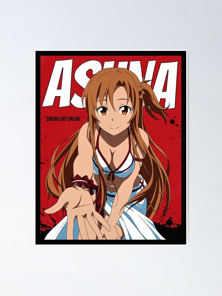 poster Sword Art Online SAO anime Asuna / Yuuki Asuna