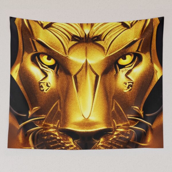 Item preview, Fierce Lion in Gold designed and sold by PopOptikal.
