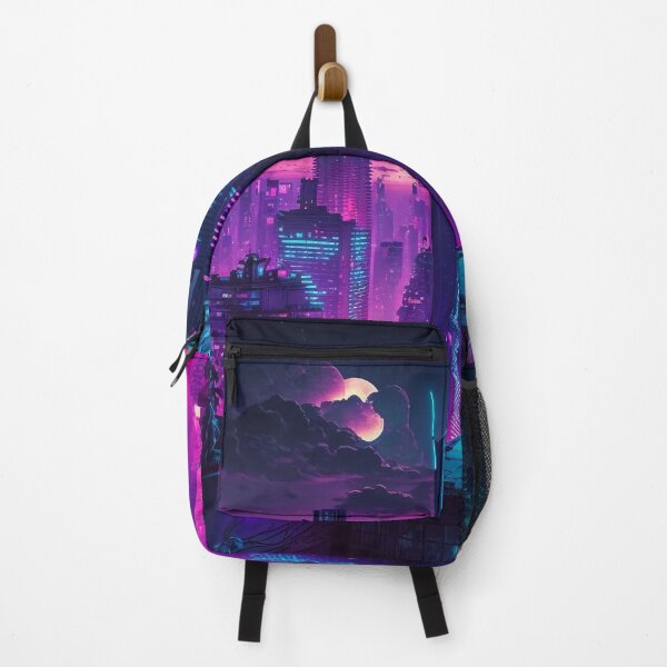Item preview, Cyberpunk Retrowave Cityscape designed and sold by AICreateWorlds.