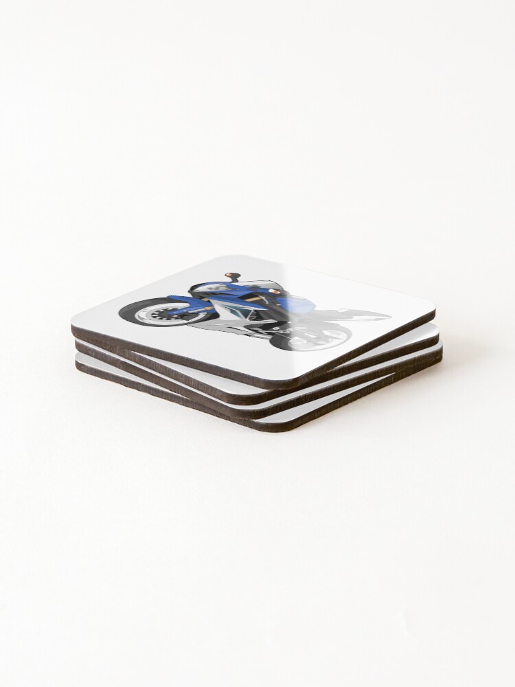 Thumbnail 4 of 5, Coasters (Set of 4), Suzuki GSX-R designed and sold by MotorcycleLove.