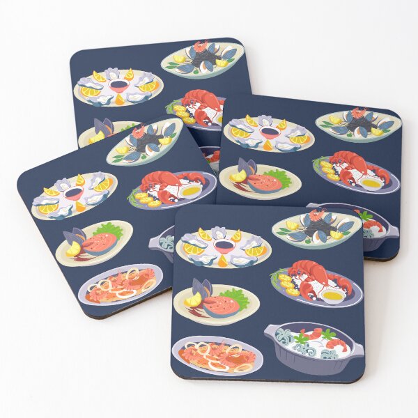 Item preview, Assorted Seafood Dishes designed and sold by Alicia Chee.