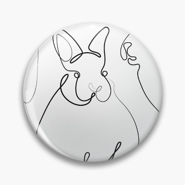 Item preview, Line Art Hare, Rabbit, Bunny designed and sold by Bazarovaart.