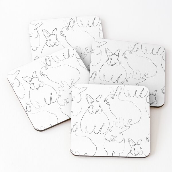 Item preview, Line Art Hare, Rabbit, Bunny designed and sold by Bazarovaart.