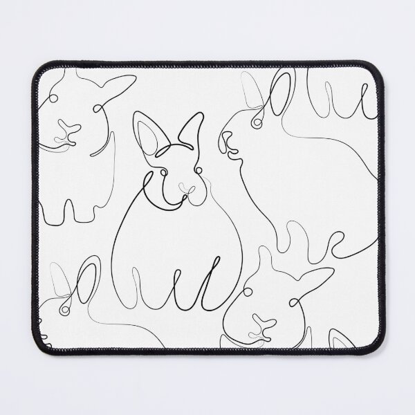 Item preview, Line Art Hare, Rabbit, Bunny designed and sold by Bazarovaart.