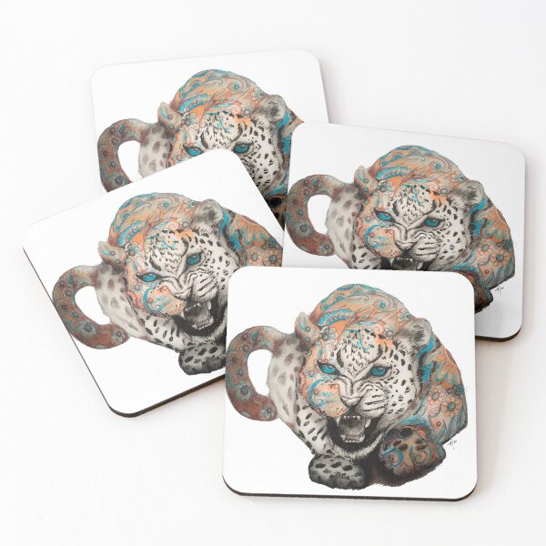 Item preview, Leopard moods designed and sold by Spiritanimalart.
