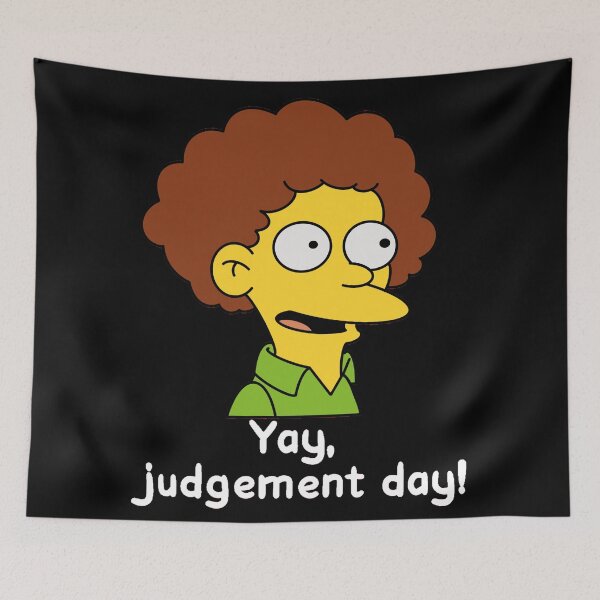 Item preview, Yay, judgement day! designed and sold by Look-I-Made-It.