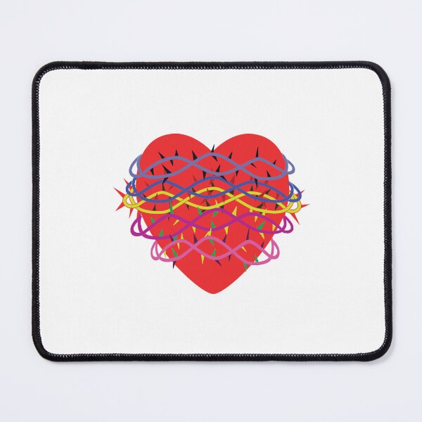 Item preview, tangled heart strawberry heart, thorny heart designed and sold by richandpure.