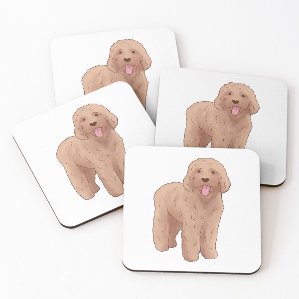 Item preview, Golden Doodle illustration designed and sold by Mayarart.