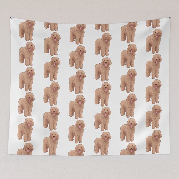 Item preview, Golden Doodle illustration designed and sold by Mayarart.