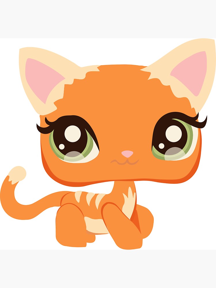 LPS #525 Orange Shorthair