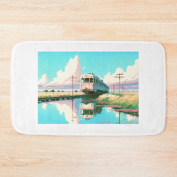 Item preview, Retro Anime Style Old Japanese Train designed and sold by KaPrints.