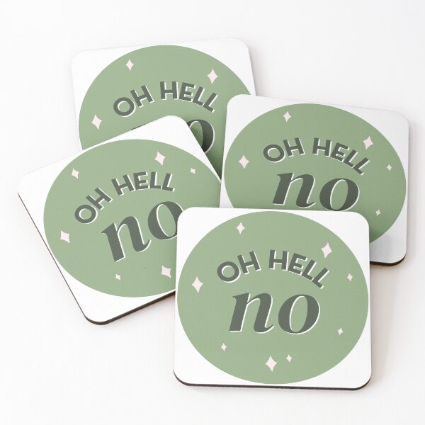 Item preview, Oh Hell No Circle designed and sold by KGoPrintables.