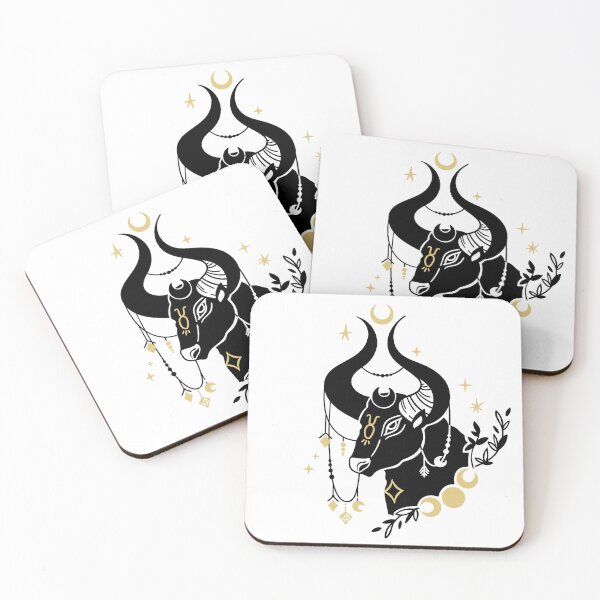 Item preview, TAURUS Black and Gold Zodiac Sign    designed and sold by KOTOdesign.