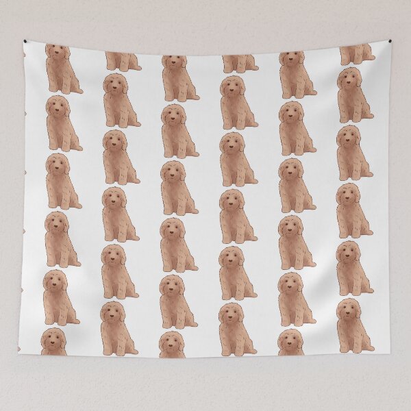 Item preview, Cute Golden Doodle art designed and sold by Mayarart.