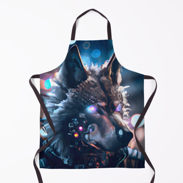 Item preview, Cyberpunk Wolf (2) - Anthropomorphic Sci fi Wolves designed and sold by TheThirdEye.