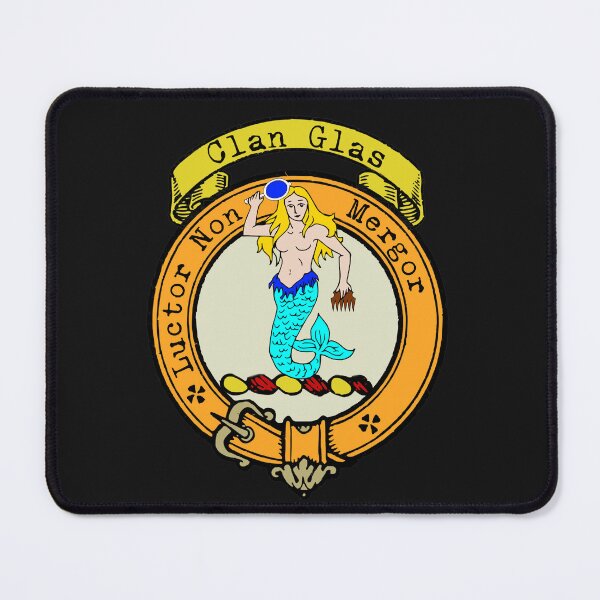 Artikelvorschau, Wappen des Familiennamens des Glas-Clans entworfen und verkauft von BagTown Clans.