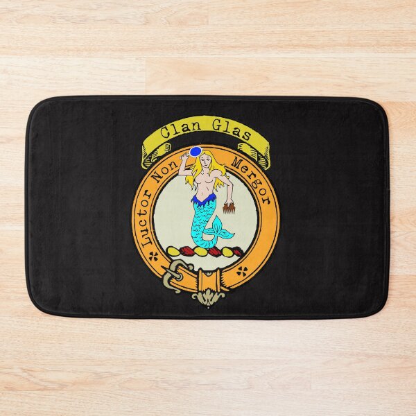 Artikelvorschau, Wappen des Familiennamens des Glas-Clans entworfen und verkauft von BagTown Clans.