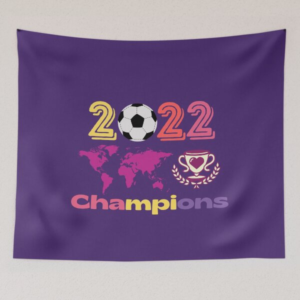 Item preview, Football (soccer) World Cup 2022 Champions gift for friends, brother, father, mother, sister, uncle, aunt, student, teacher, and football fan. designed and sold by dsignstore911.