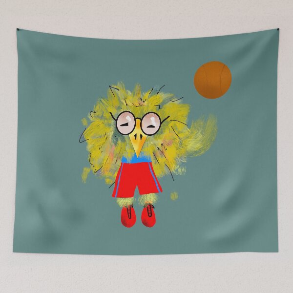 Item preview, Funny Bird Ready for Basketball designed and sold by designs-by-ann.