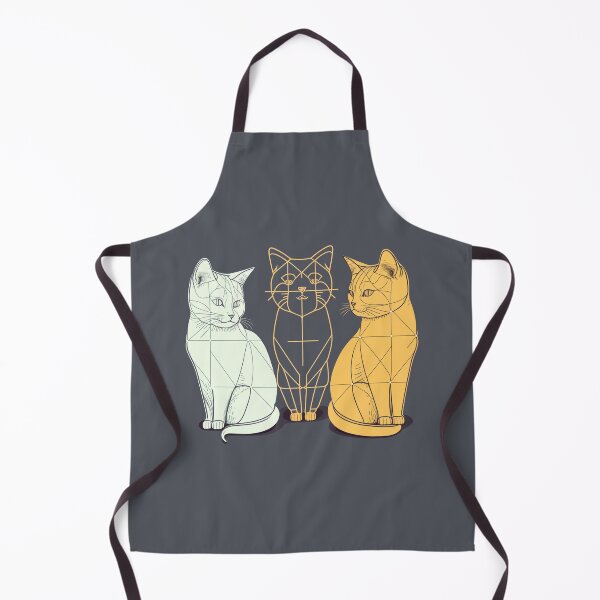 Item preview, Geometric Cats - 01 designed and sold by YoobiArt.