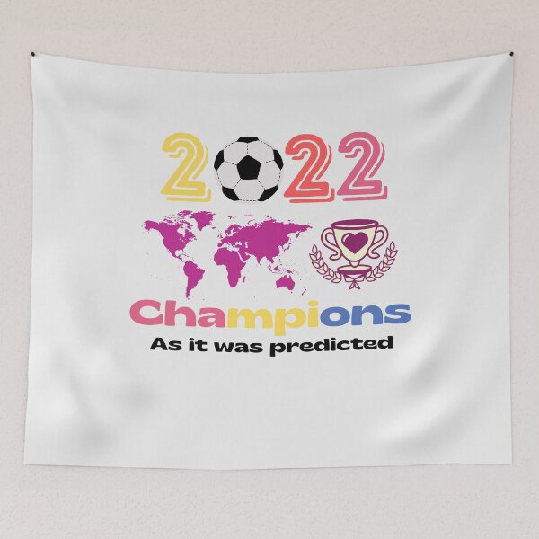 Item preview, Football (soccer) World Cup 2022 Champions gift for friends, brother, father, mother, sister, uncle, aunt, student, teacher, and football fan. designed and sold by dsignstore911.